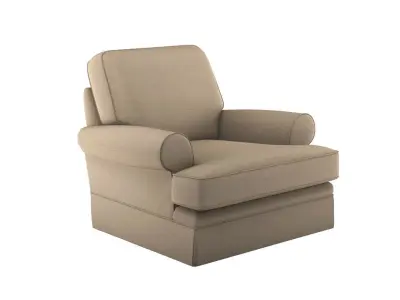 Realistic Sofa Collection  Arm Chair and Two Seater Sofa 3D model