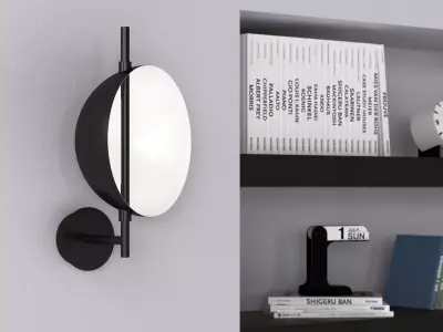 Superluna 197 Wall Lamp 3D model