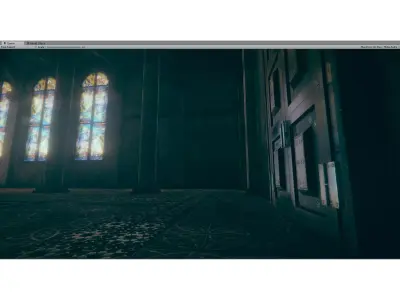 Medieval - Throne Hall Low-poly 3D model