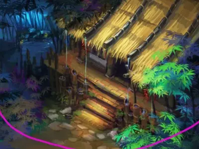 Forgetful Lin Dong - Bamboo House 21 3D model
