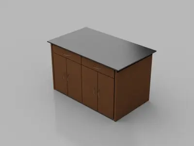 kitchen service platform 3D model