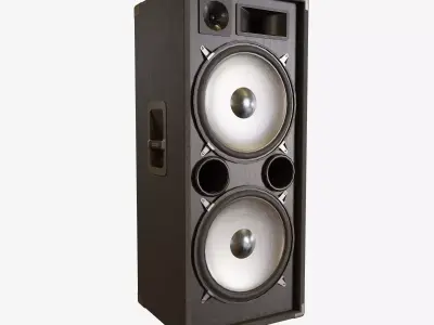 PA Speaker Low-poly 3D model