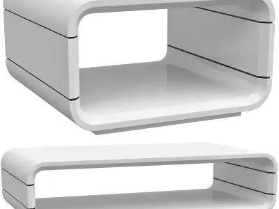 Coffee Tables Opus Quadro 3D model