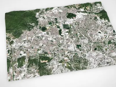 Cityscape Kuala Lumpur Malaysia 3D model