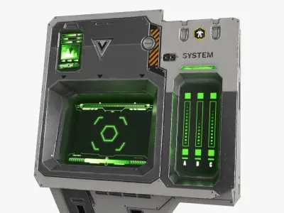 Scanner Displays Collection 3D Model Pack