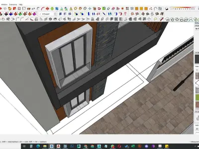 5 Marla house 3d model 3D model