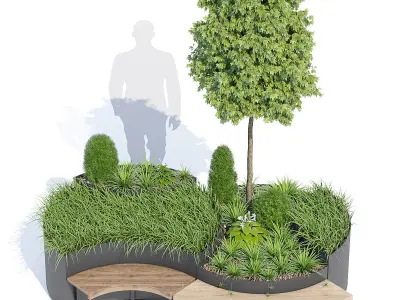 Flo planter 3D model