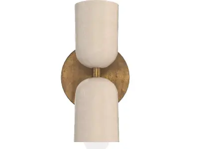 Ceramic Up Down Sconce 3D model
