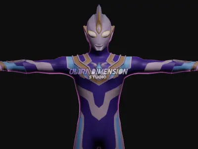 Ultraman Trigger Sky Type - 3D Model 3D model