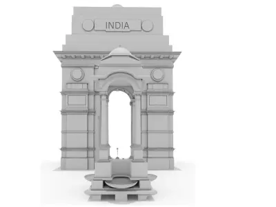 India Gate 3D model