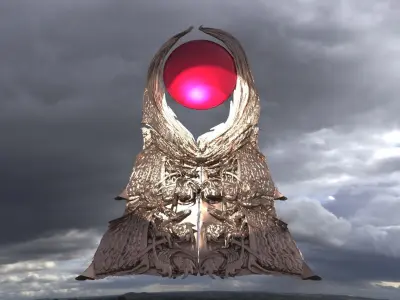 Dragon Stone pyramid collection 3D model