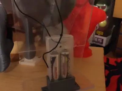 Battery Pack holder for string lights Free 3D print model