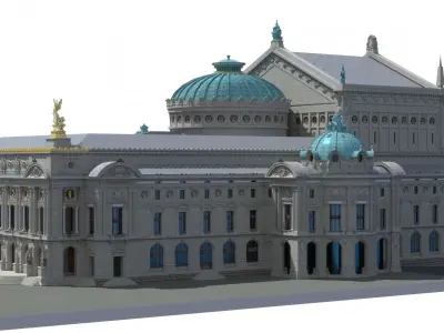 Opera Garnier - Paris France 3D model