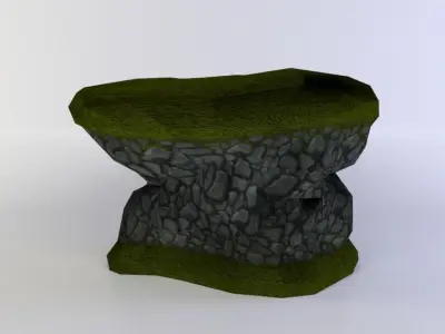Earth platform Low-poly 3D model get
