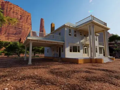 old house-Old Abandoned House 3D model