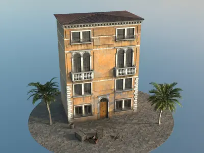 Italian house 3D model get