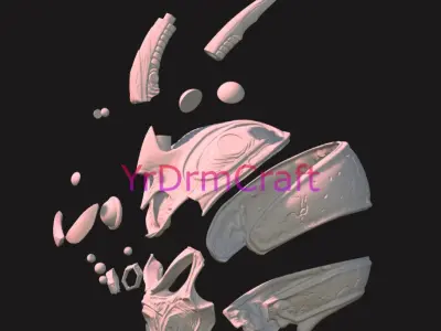 Guyver 1 helmet  3D print model