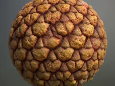 Material Skin Alien 7 Seamless PBR Texture Texture
