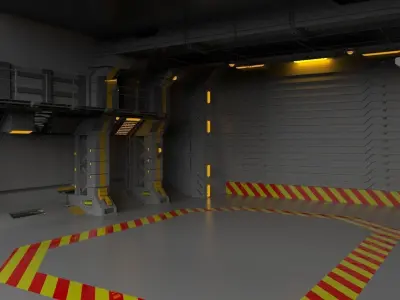 gates for the tunnel 3D model