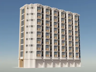 Hotel model 3 3D model