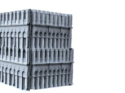 Rome style theatre Taller 3D model