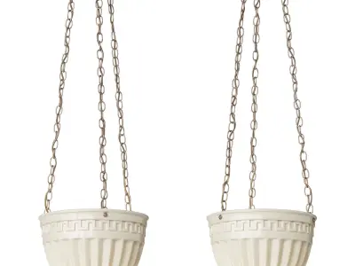 Remains Lighting Opal Glass Chandelier 3D model