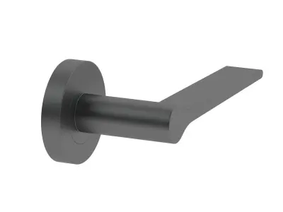 Carlisle Brass Velino Door Handle Matt Black 3D model