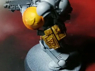 Pistol holster and pouch accessories for space viking wolves 3D print model