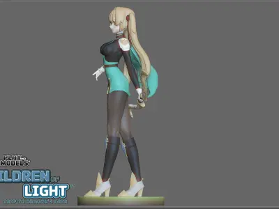 BELLA 3D MODEL FROM CHILDREN OF LIGHT - TRIP TO DRAGONS LAIR Free 3D print model