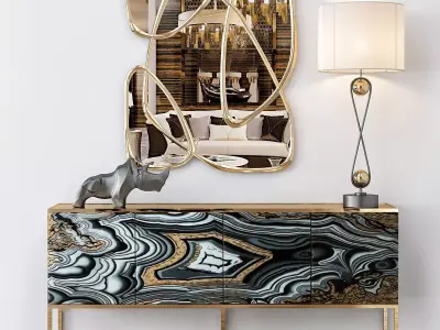 chest of drawers 24 3D model