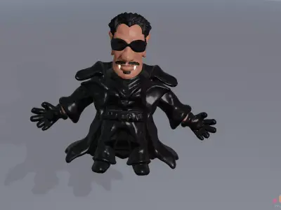 Blade  chibi SD version 3D model