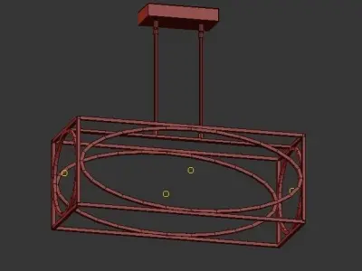 Vena pendant 3D model