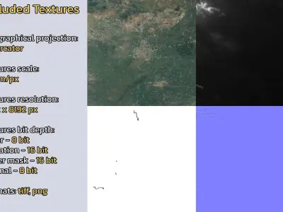 Jiangguanchi China City Landscape 3D Model 3D model