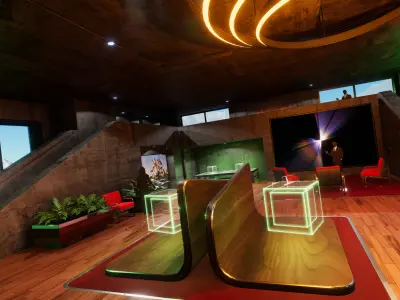 3D Showroom Level Kit Vol 22 Low-poly 3D model