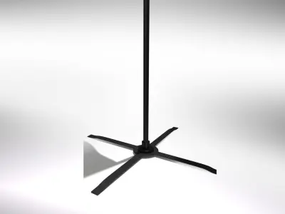 Blade Flag - Animated Exhibition Flag Low-poly 3D model