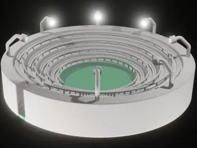 Outdoor Stadium 3D model