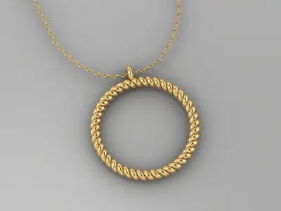 Pendant P201 3D Print Model 3D print model