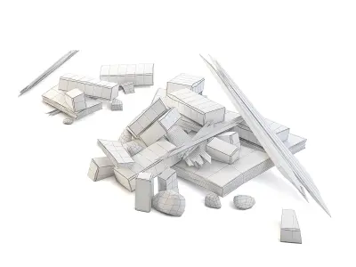 Rubble Small 3D model
