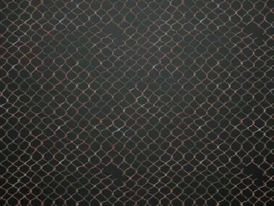Rusted Fence Metal Perforated PBR Seamless Texture