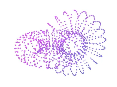 Abstract Circle v1 001 Low-poly 3D model