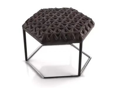 Hive hexagonal stool 3D model