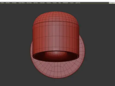TINY WALL Low-poly 3D model