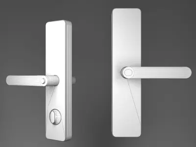 Smart Door Lock 3D model