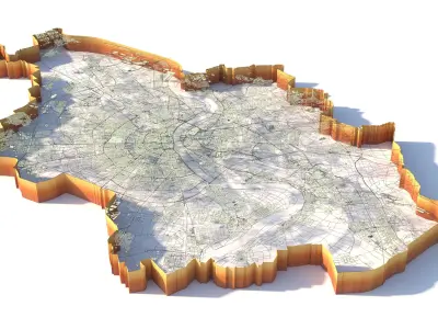 Koln City Cologne Germany 3D model