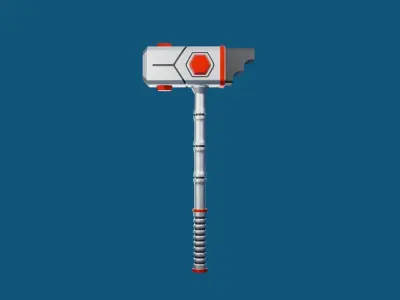 Sci Fi Hammer 05 3D print model