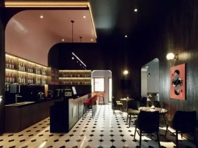 Interior  Coffee room  3D model
