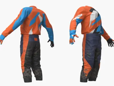  KTM Mini Cross Child Rider Muddy Orange 