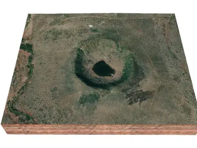 Tswaing Crater South Africa 3D model