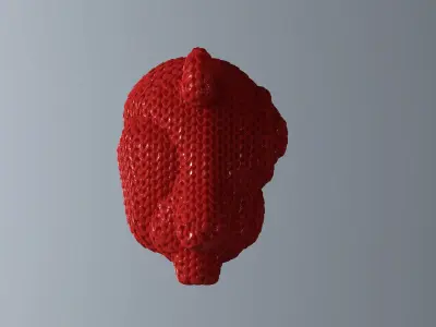 Knitted Valentine love Monster 3D print model