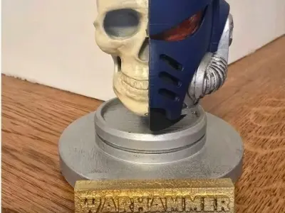 Sci-fi Skull Helmet  3D print model